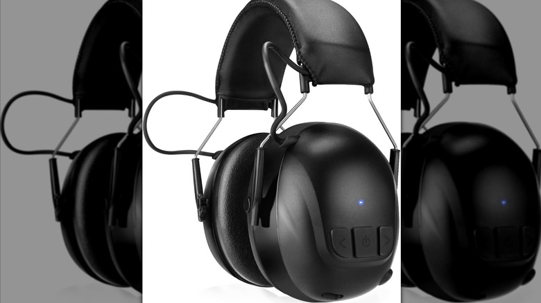 A pair of Kalence Bluetooth Safety Earmuffs.