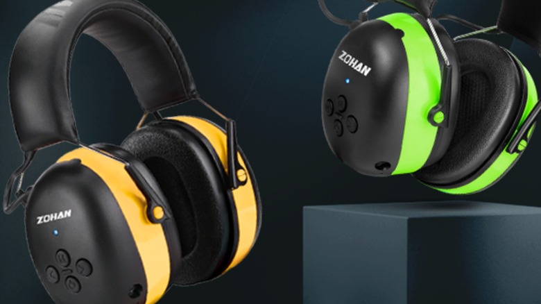 Two pairs of Zohan EMO37 Bluetooth Hearing Protection Headphones.