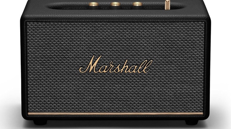 A Marshall Acton III Bluetooth Home Speaker.