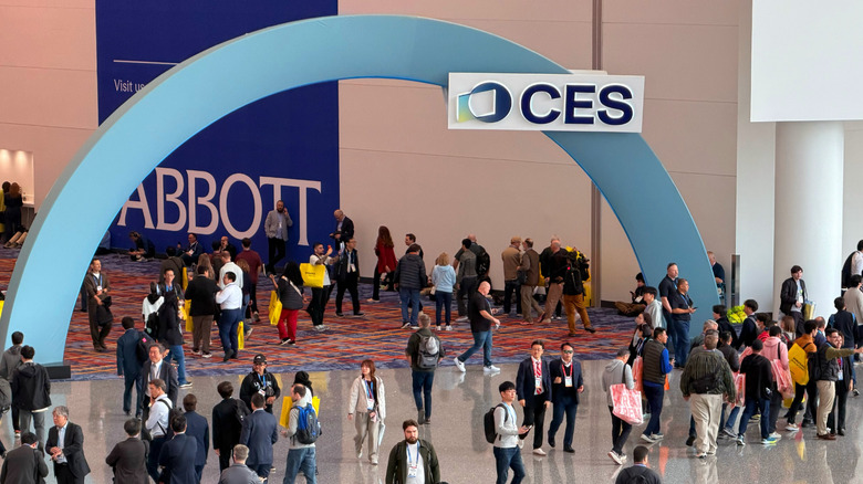 CES 2026 show floor at the Las Vegas Convention Center