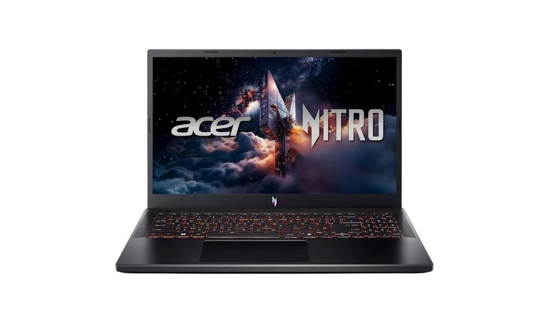 Acer Nitro V gaming laptop with backlit keyboard