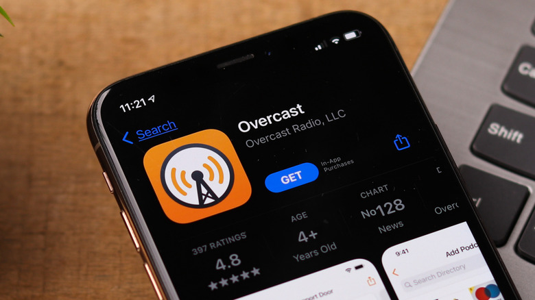 App listing for the Overcast app on the App Store.