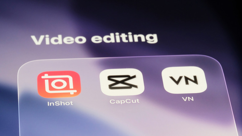 The Capcut app icon on a phone's display