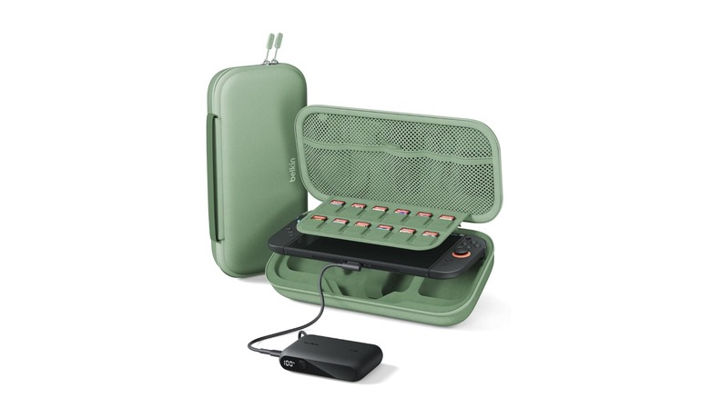 belkin switch 2 charging case on a white background