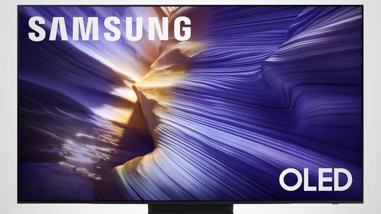 The Samsung S90F 4K OLED.