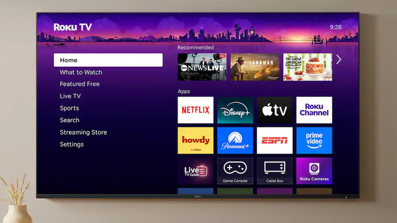 The Roku Pro Series wall-mounted in a modern living room.