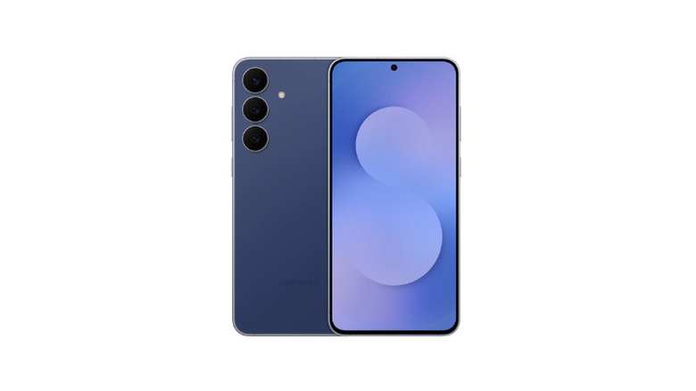 Front and back view of a Samsung Galaxy S25 FE