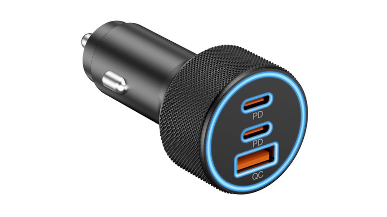 3-Port 67W USB-C Car Charger