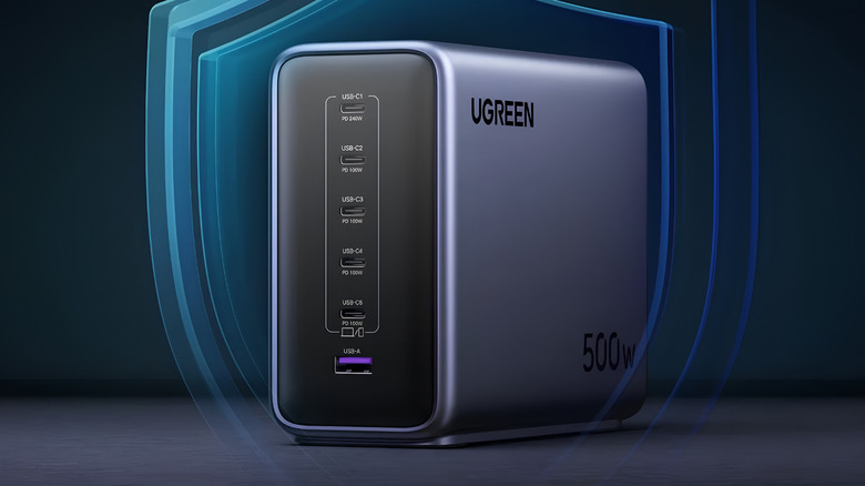 UGREEN Nexode 500W 6-Port Desktop Charger product promo image