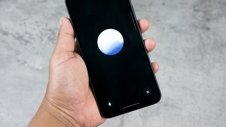 Phone with ChatGPT Voice opened