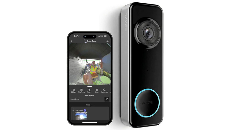 The Wyze Wireless Video Doorbell against a white background.