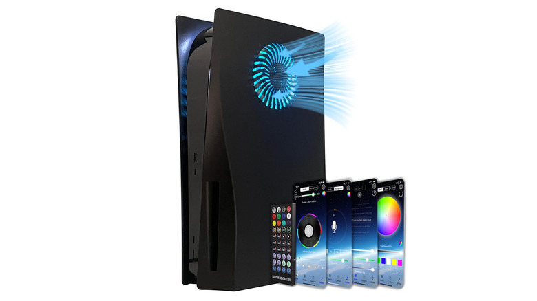 The Dobewingdelou RGB Faceplate on a white backdrop.