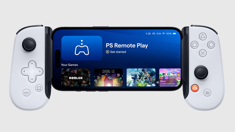 The Backbone One PlayStation Edition on a light gray backdrop.