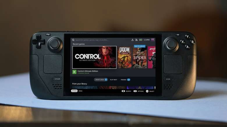 A Stem Deck displayed on a table