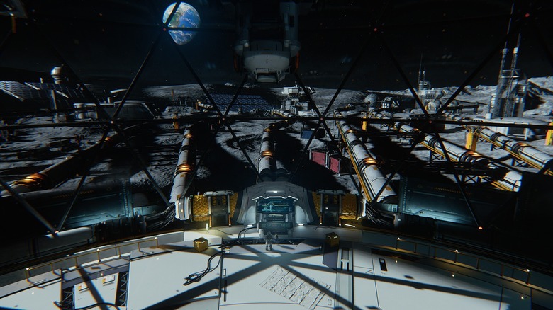 Pragmata lunar base panorama