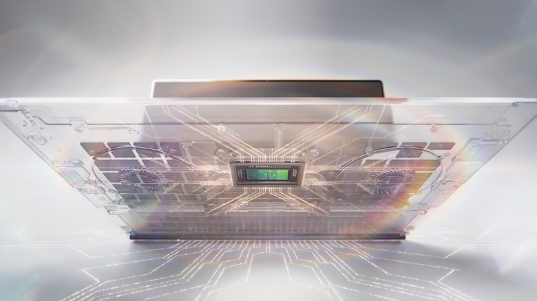 Artistic rendition of Nvidia RTX Spark superchip