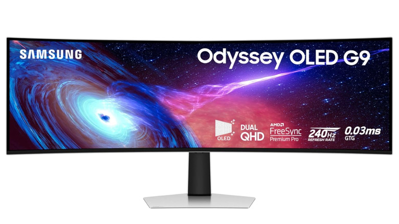 The Samsung 49-inch Odyssey G93SC.