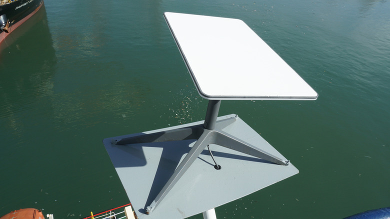 Starlink being used on a boat