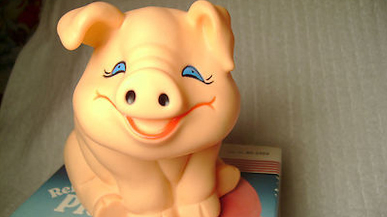 Close up of RadioShack Refrigerator Pig