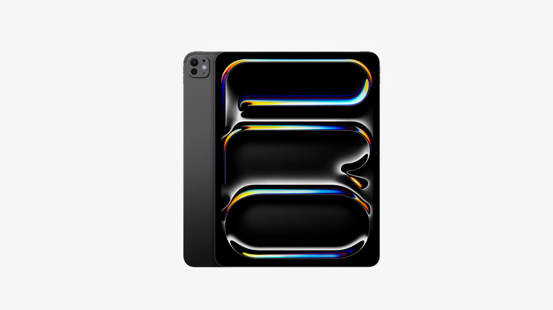Apple iPad Pro shown from the front and back on a white background.