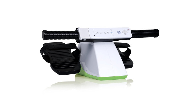 Wii Remote in a rowing machine device
