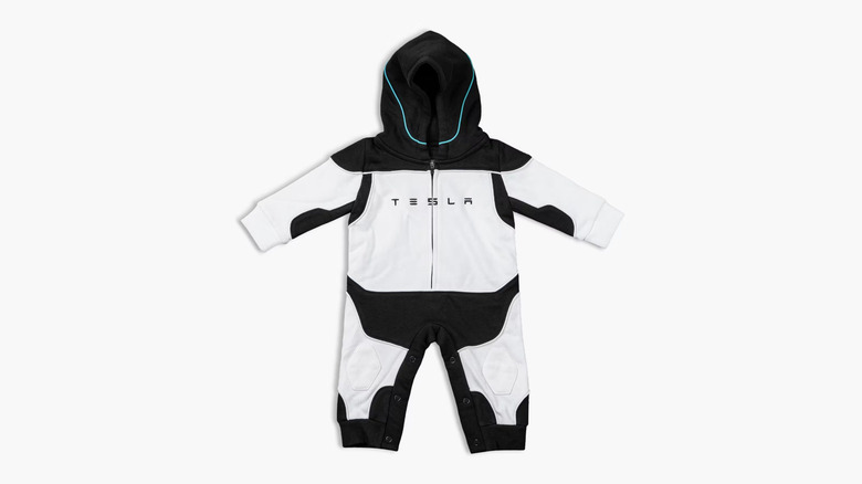 The Lil' Bot Onesie against a light gray background
