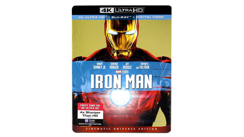 4K Ultra HD Iron Man movie case