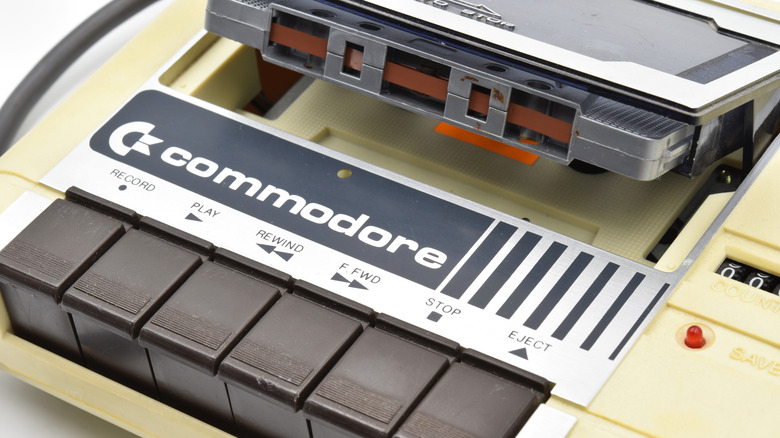 A Commodore 64 tape deck.