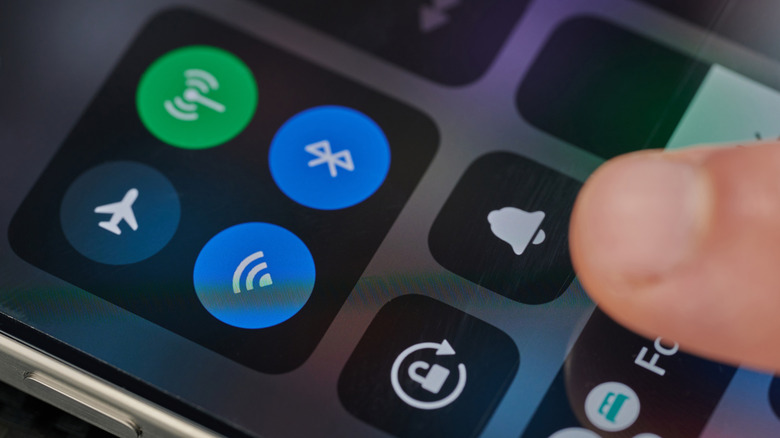 The Control Center of the iPhone