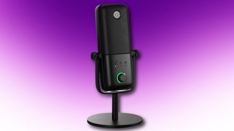 Elgato Wave:3 MK.2 on a purple gradient background