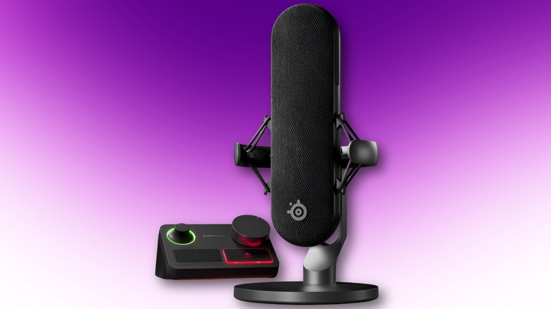 SteelSeries Alias Pro Kit on a purple gradient background