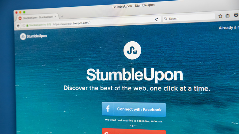 StumbleUpon on Safari on a Mac.