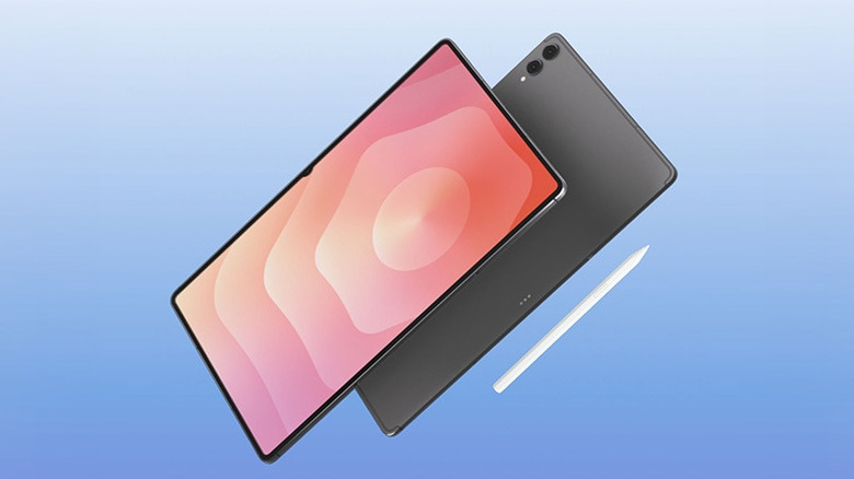 Samsung Galaxy Tab S11 Ultra shown with its rear panel and S Pen.