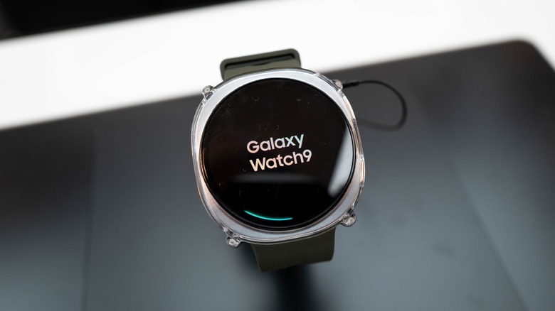 Galaxy Watch9 on display in the Samsung store