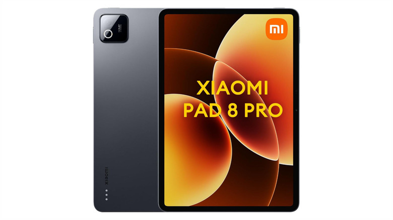The Xiaomi Pad 8 Pro against a white background