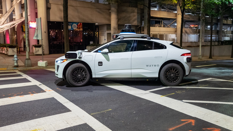 A Waymo car