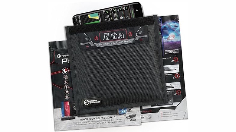 Mission Darkness Faraday Phone Bag