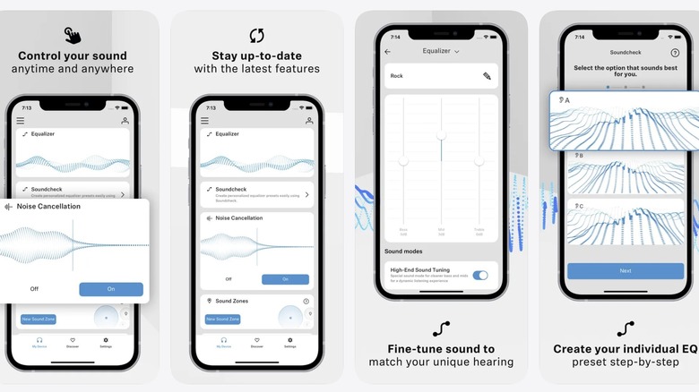 The Sennheiser Smart Control on Apple's App Store.