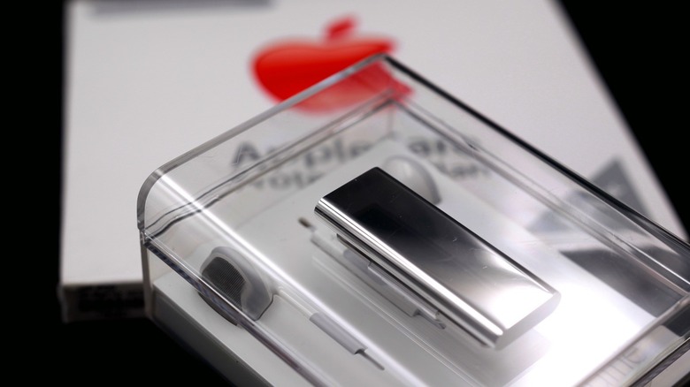 Brand new stainless steel iPod Shuffle in original packaging