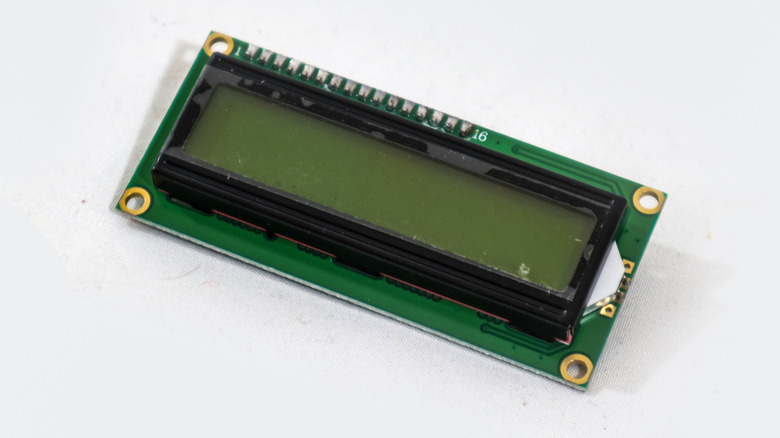 Rectangular LCD display