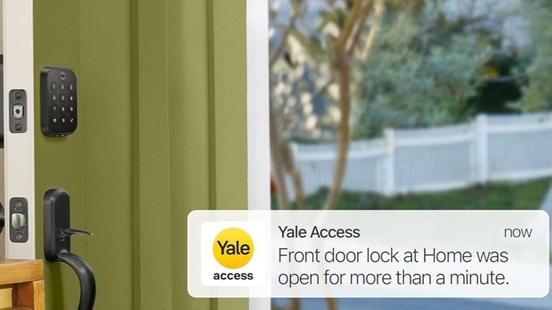 Yale Access smart lock notifications with an example
