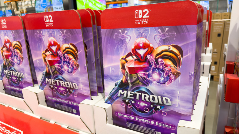 Download cards in a store for a Nintendo switch game