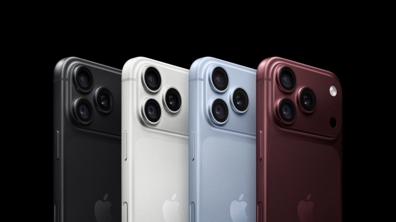 Mockup of all iPhone 18 Pro colors