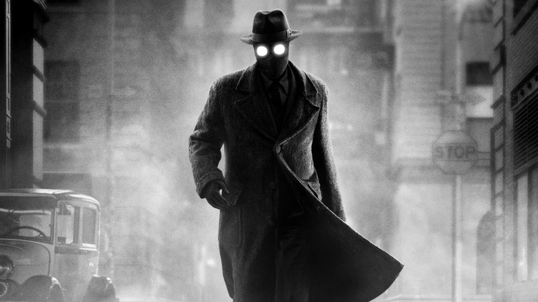 Spider-Noir walking