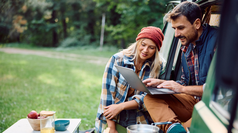using internet in the backcountry