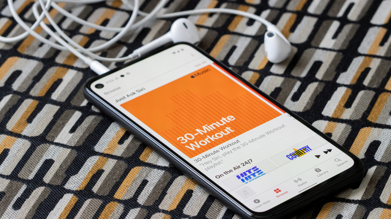apple music on an Android smartphone