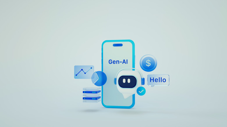 Representative image of an AI chatbot on a phone