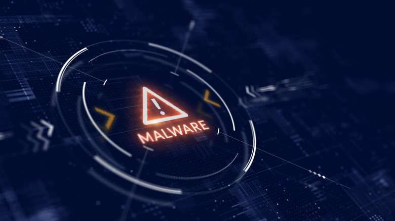 A visual depiction of malware