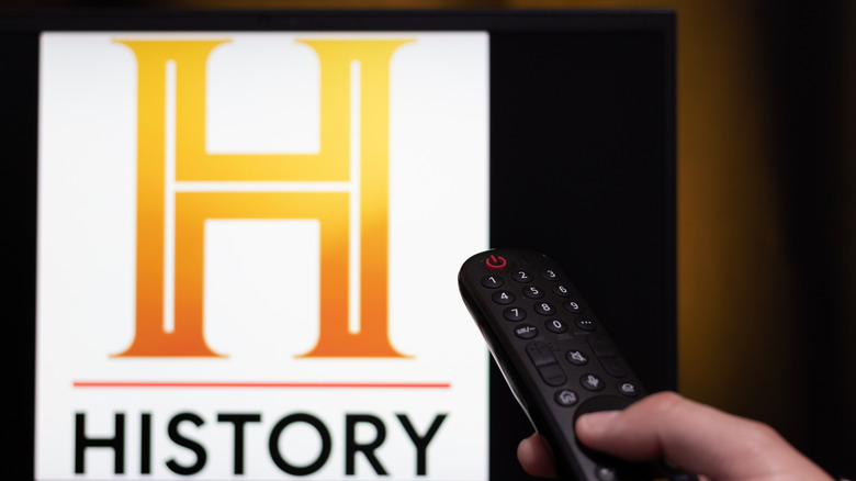 History Channel on a TV