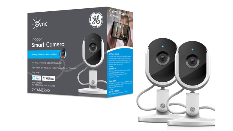 The GE Cync Indoor Wi-Fi Smart Camera 2-Pack.